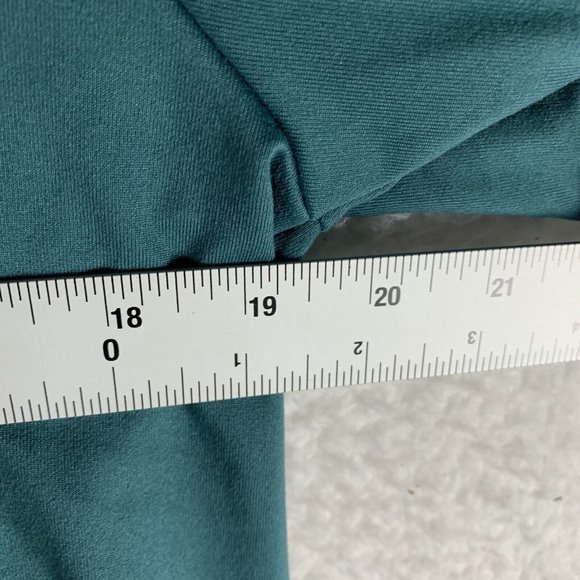 Alpine Design Top Women's Small Teal Field Knitted Polyester Stretch 7213 - Picture 4 of 9